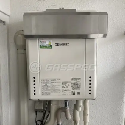 施工後の給湯器（ノーリツ GT-2060AWX-2 BL）