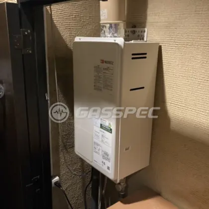 施工後の給湯器（ノーリツ GQ-1620WZ-FFA-3）