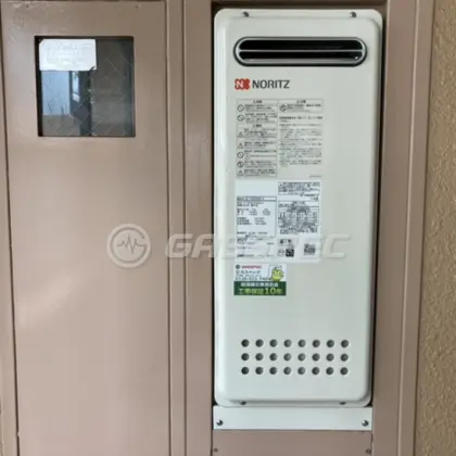 施工後の給湯器（ノーリツ GT-2053SAWX-4 BL）