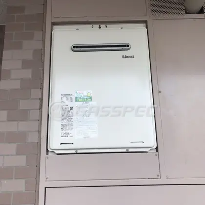 施工後の給湯器（リンナイ RUF-A2405SAW(B)）