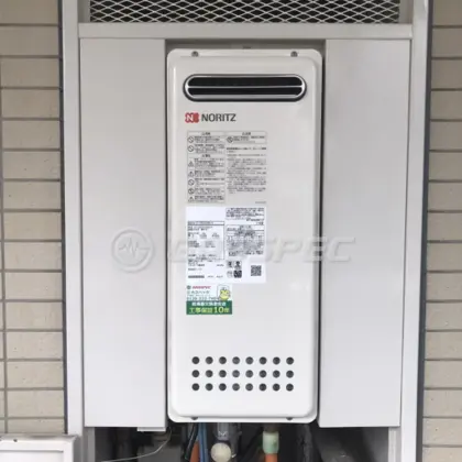 施工後の給湯器（ノーリツ GT-2053SAWX-4 BL）