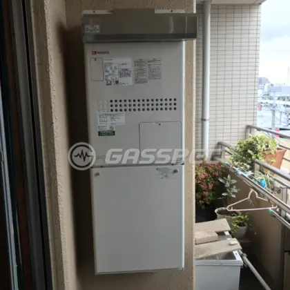 施工後の暖房熱源機（ノーリツ GTH-2444AWX3H-1 BL）