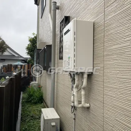 施工後の給湯器（ノーリツ GT-2060SAWX-2 BL）
