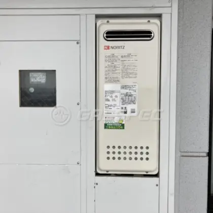 施工後の給湯器（ノーリツ GT-2053SAWX-4 BL）