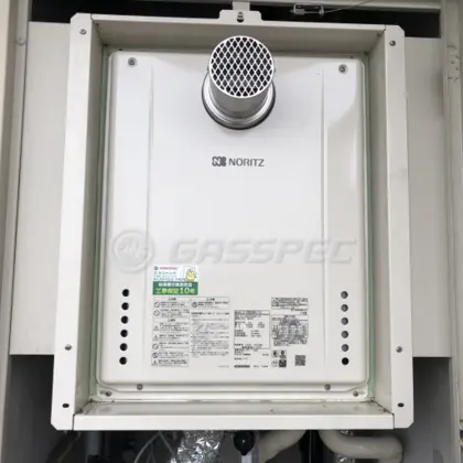 施工後の給湯器（ノーリツ GT-2060SAWX-T-2 BL）