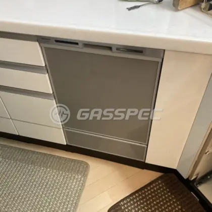 施工後のビルトイン食洗機（パナソニック NP-45MD9S）