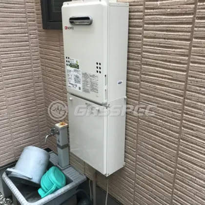 施工後の給湯器（ノーリツ GQ-1639WS-1）