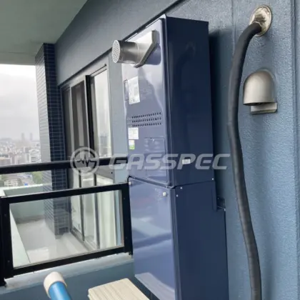 施工後の暖房熱源機（ノーリツ GTH-2444AWX3H-T-1 BL）