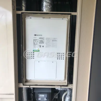 施工後の暖房熱源機（ノーリツ GTH-C2461AW6H-H BL）