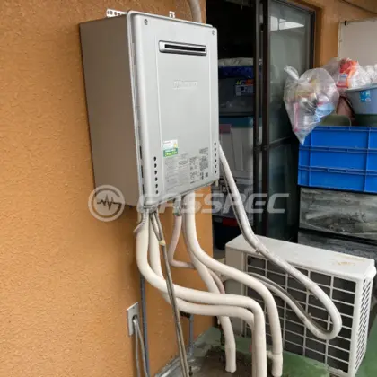 施工後の給湯器（ノーリツ GT-C2062SAWX-2 BL）
