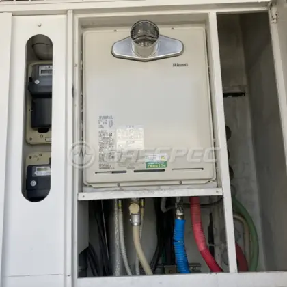 施工後の給湯器（リンナイ RUF-A2405SAT-L(B)）