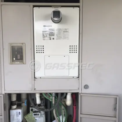 施工後の暖房熱源機（ノーリツ GTH-CP2460AW3H-T BL）