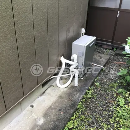 施工後の給湯器（ノーリツ GT-C2062SARX-2 BL）