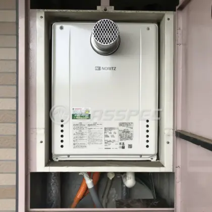 施工後の給湯器（ノーリツ GT-2460SAWX-T-2 BL）