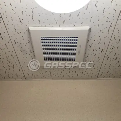 施工後の換気扇（三菱 VD-10Z12）