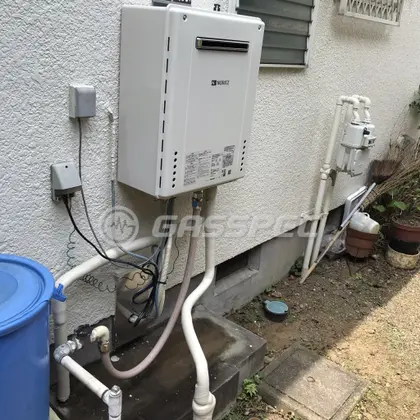 施工後の給湯器（リンナイ GT-2060SAWX-2 BL）