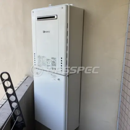 施工後の給湯器（ノーリツ GT-2060SAWX-2 BL）