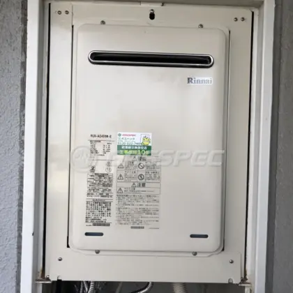 施工後の給湯器（ノーリツ RUX-A2406W-E）