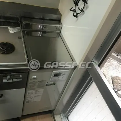 施工後の給湯器（ノーリツ GBF-1611D-2）