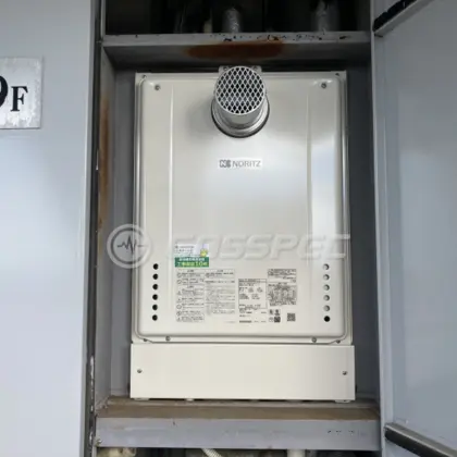 施工後の給湯器（ノーリツ GT-2060SAWX-T-2 BL）