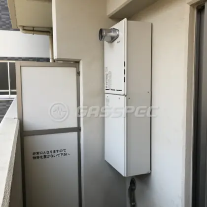 施工後の給湯器（リンナイ RUF-A1605SAT(B)）