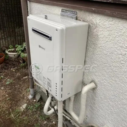 施工後の給湯器（ノーリツ GT-2460SAWX-2 BL）