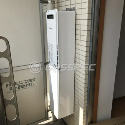 施工後の給湯器（リンナイ RUX-SA1616W-E）