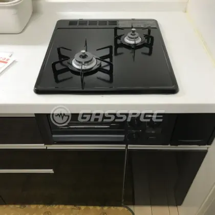 施工後のビルトインガスコンロ（ノーリツ N2G23KSQ1）