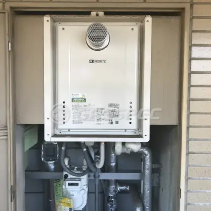 施工後の給湯器（ノーリツ GT-1660SAWX-T-2 BL）
