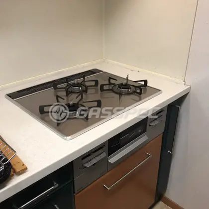 施工後のビルトインガスコンロ（リンナイ RS31W27U12DGVW）