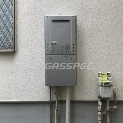 施工後の給湯器（ノーリツ GT-C2462SAWX-2 BL）
