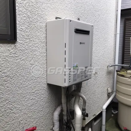 施工後の給湯器（ノーリツ GT-2460AWX-2 BL）