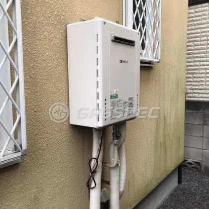 施工後の給湯器（ノーリツ GT-2060SAWX-2 BL）