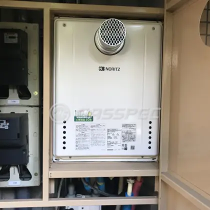 施工後の給湯器（ノーリツ GT-2460SAWX-T-2 BL）
