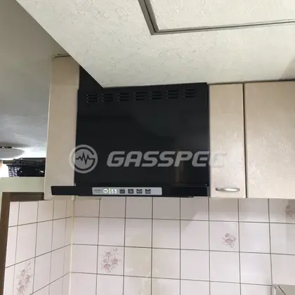 施工後のレンジフード（リンナイ LGR-3R-AP601BK）