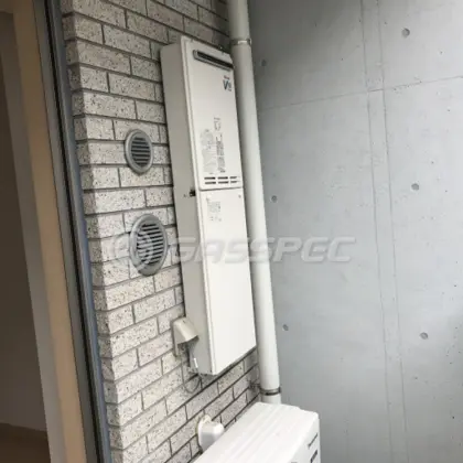 施工後の給湯器（リンナイ RUK-V1610W-E）