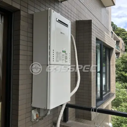 施工後の給湯器（ノーリツ GT-1660SAWX-2 BL）
