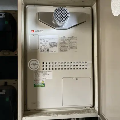 施工後の暖房熱源機（ノーリツ GTH-2444AWX3H-T-1 BL）