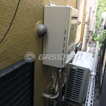 施工後の給湯器（ノーリツ GT-2460SAWX-2 BL）