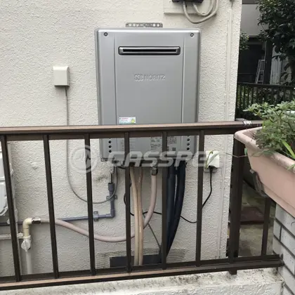 施工後の給湯器（ノーリツ GT-C2462SAWX-2 BL）