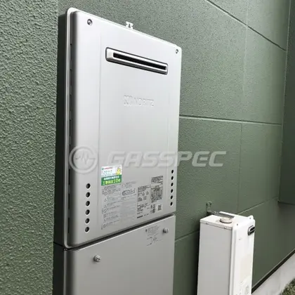 施工後の給湯器（ノーリツ GT-C2462SAWX-2 BL）
