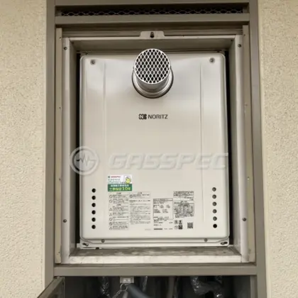 施工後の給湯器（ノーリツ GT-2060SAWX-T-2 BL）
