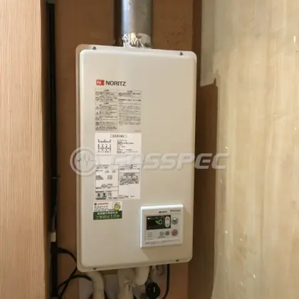 施工後の給湯器（ノーリツ GQ-2437WS-FFA BL）