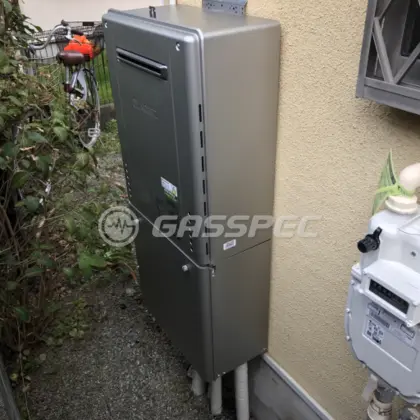 施工後の給湯器（ノーリツ GT-C2462SAWX-2 BL）