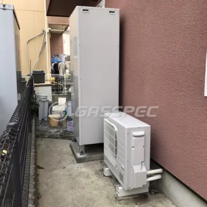 施工後のエコキュート（三菱 SRT-W465）