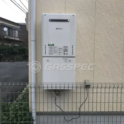 施工後の給湯器（ノーリツ GT-2460AWX-2 BL）