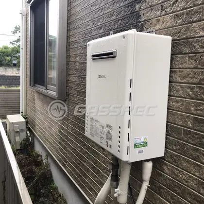 施工後の給湯器（ノーリツ GT-2460SAWX-2 BL）