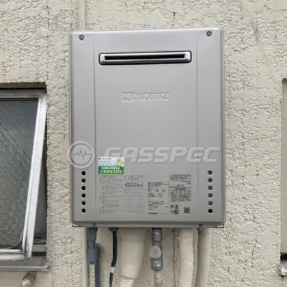 施工後の給湯器（ノーリツ GT-C2062SAWX-2 BL）