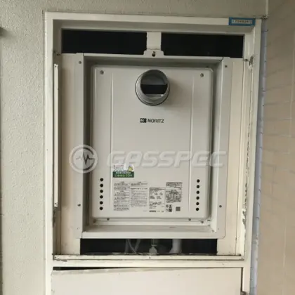 施工後の給湯器（ノーリツ GT-2460SAWX-T-2 BL）