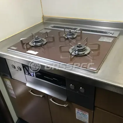 施工後のビルトインガスコンロ（ノーリツ N3WS3PWASZSTESC）